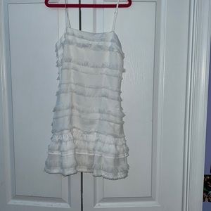 Brand new Princess Polly dress. Size 0. White ruffled. Has tags on.